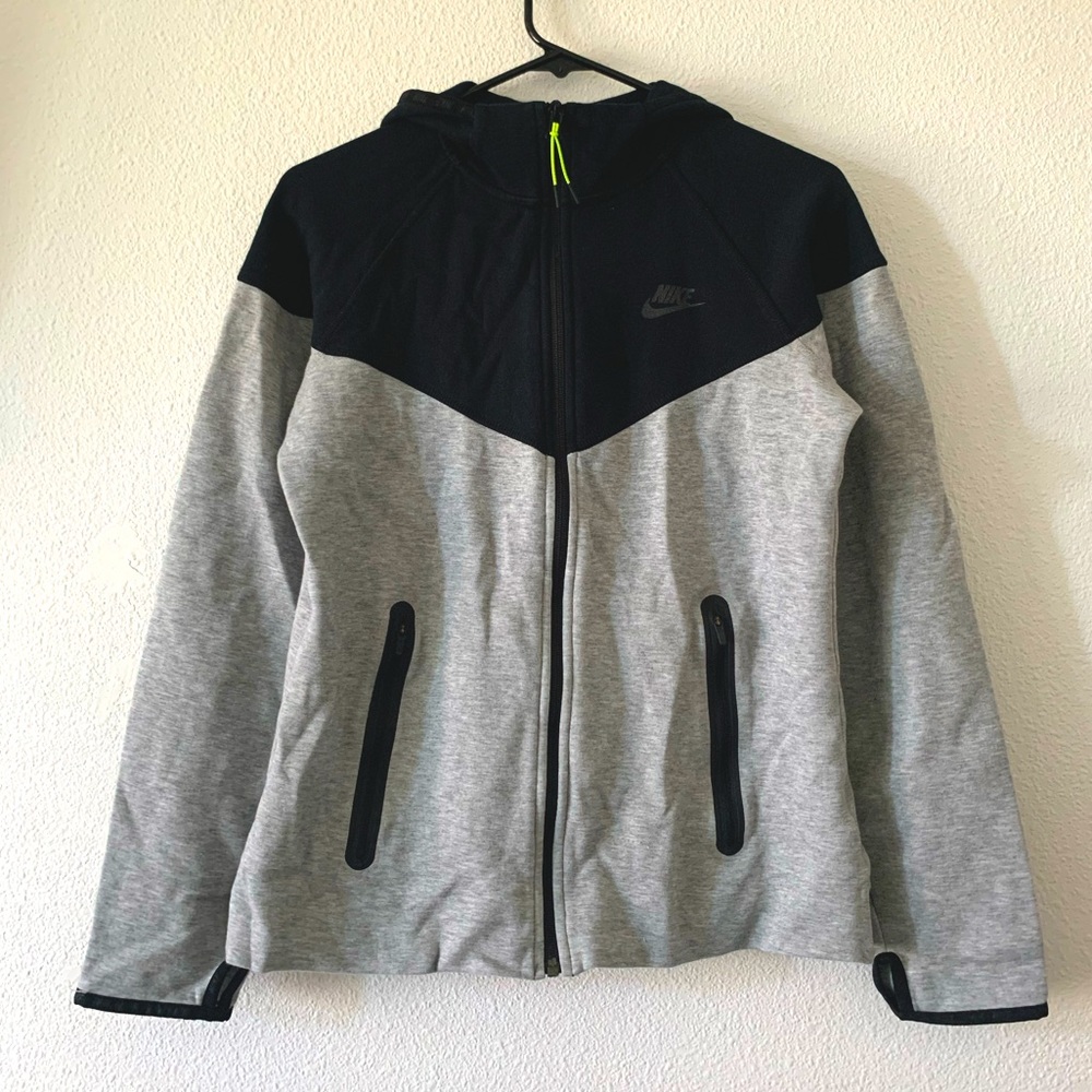 Nike Black and Grey zip-up
